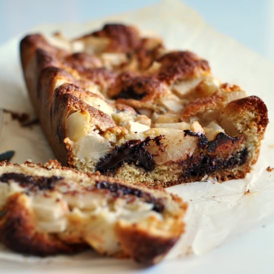 Pear and Chocolate Cake - Recipe photo by mysecondbreakfast