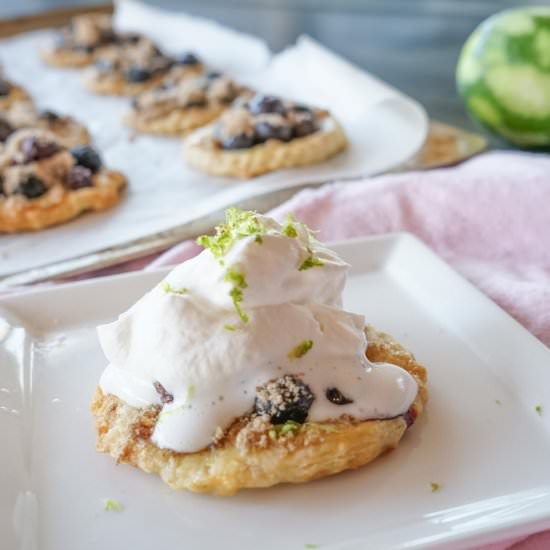 Tiny Blueberry Tarts - Recipe photo by bakinginblackandwhite