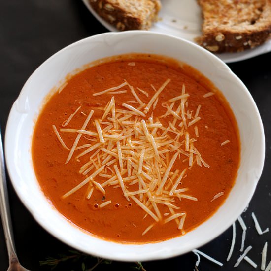 Tomato and White Bean Soup - Recipe photo by recipesworthrepeating