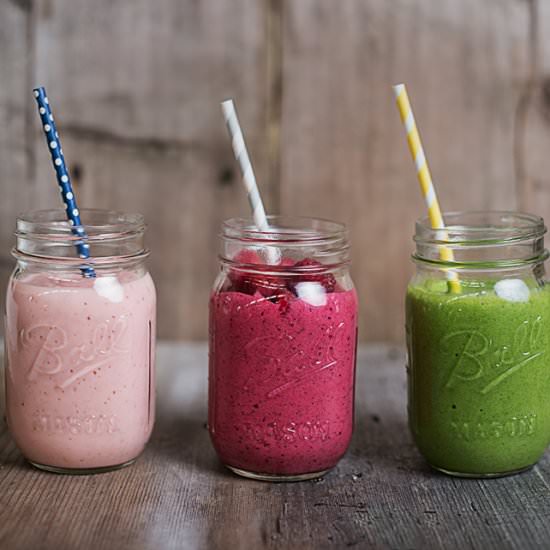 Colorful Smoothies - Recipe photo by cookingcatrin