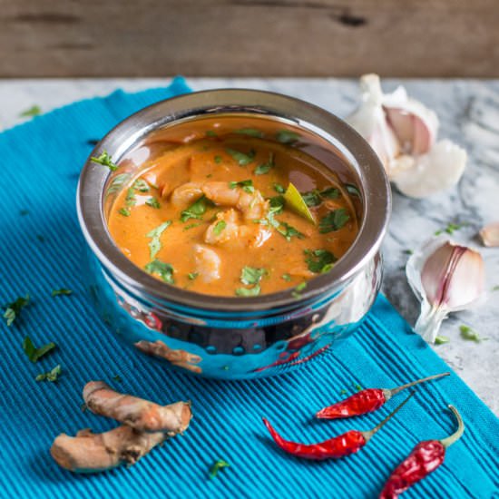 Hot Prawn Madras Curry - Recipe photo by HedgeComber
