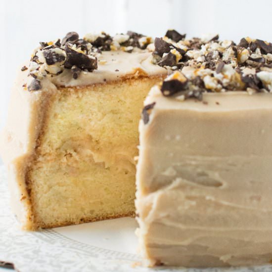 Vanilla Caramel Cake - Recipe photo by crumbkitchen