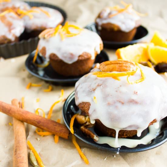 Orange Chai Spice Date Muffins - Recipe photo by two.purple.figs