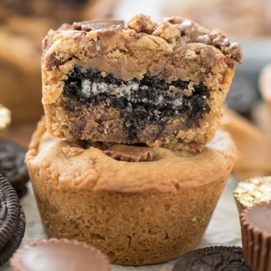 Oreo Stuffed Peanut Butter Cookies - Recipe photo by crazyforcrust