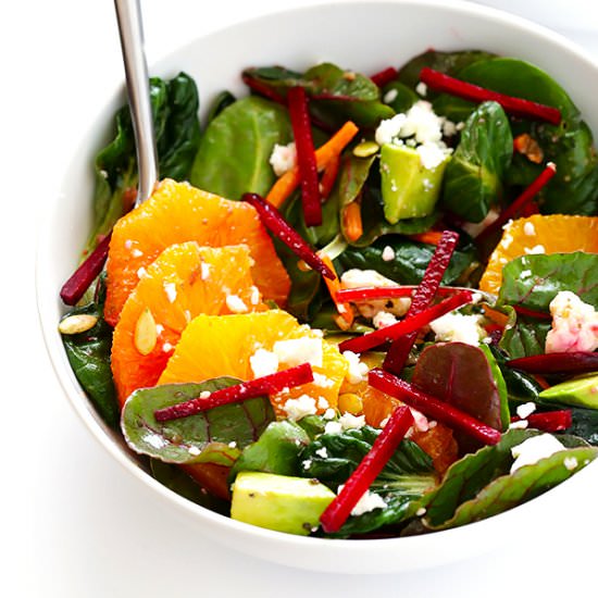 Green Salad with Oranges & Beets - Recipe photo by gimme some oven