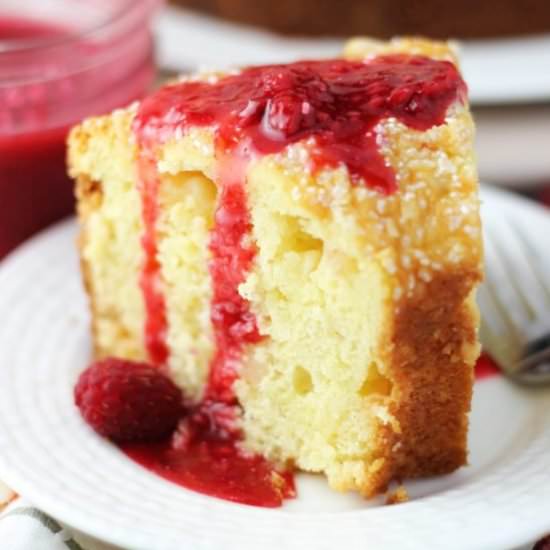 White Chocolate Macadamia Cake - Recipe photo by thegoldlininggirl