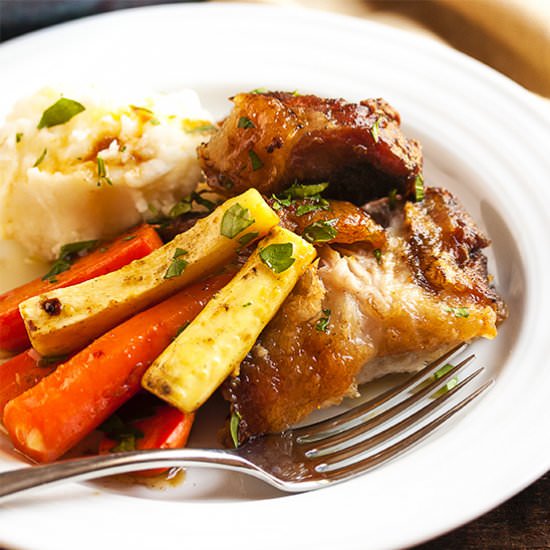 Slow Roasted Pork Shoulder - Recipe photo by justalittlebitofbacon