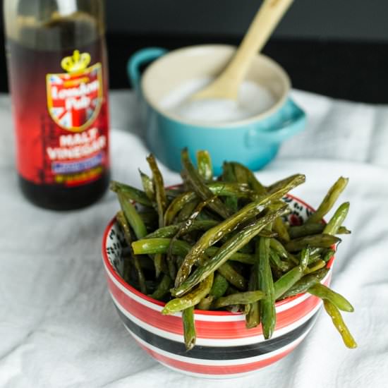 Salt and Vinegar Green Beans - Recipe photo by Chattavore