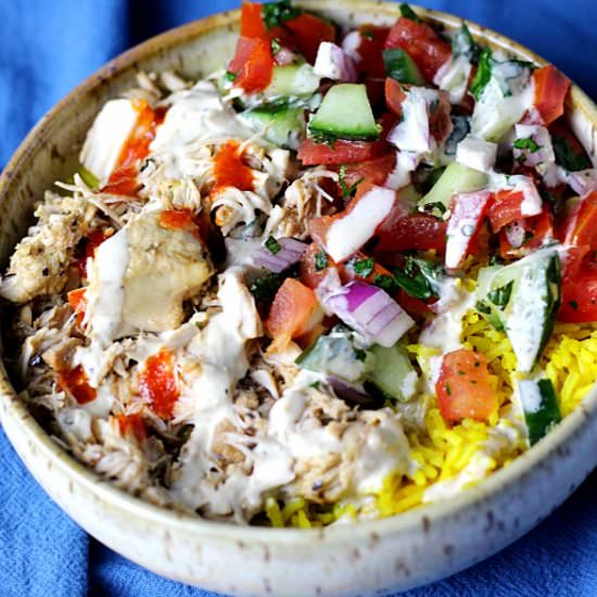 Platters Style Chicken & Rice - Recipe photo by mannaandspice