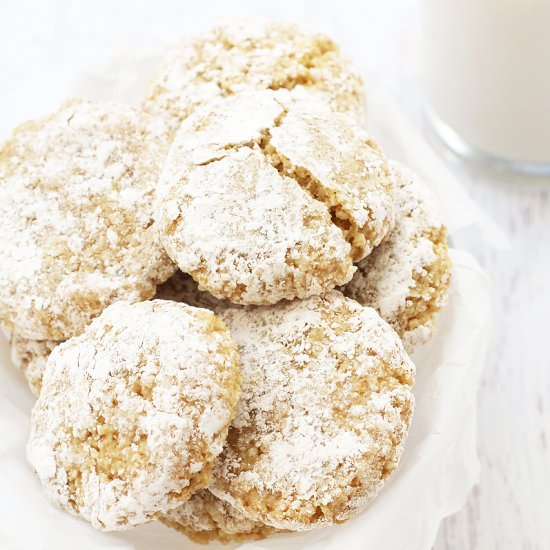 Dairy-Free Ricciarelli Cookies - Recipe photo by On The DF
