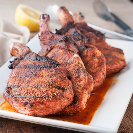 Quick Southern BBQ Rib Pork Chops - Recipe photo by photosandfood