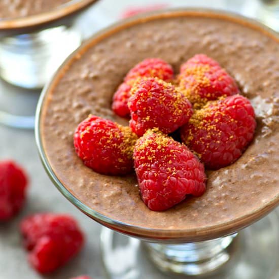 Mocha Chia Seed pudding - Recipe photo by WholeAndHeavenlyOven