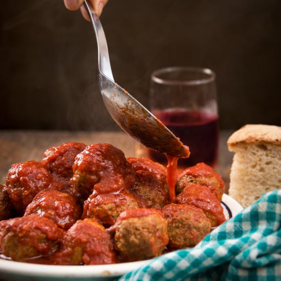 Polpette, Italian Meatballs - Recipe photo by nonnasway
