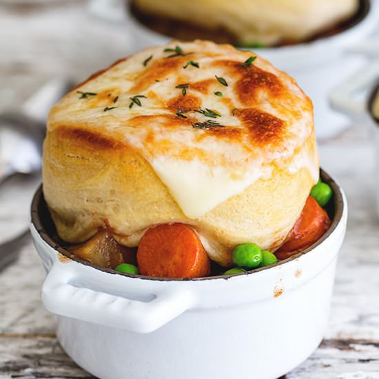 Slow Cooker Irish Beef Stew Pot Pie - Recipe photo by realfoodbydad