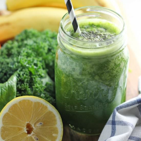 Back on Track Green Smoothie - Recipe photo by bakedinaz