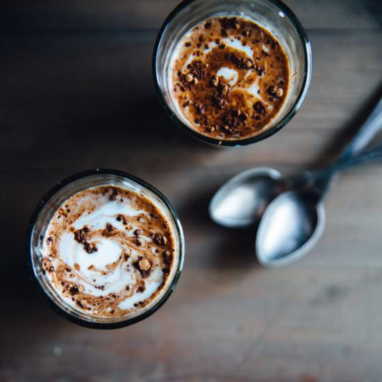 almond butter hot chocolate - Recipe photo by cashewkitchen