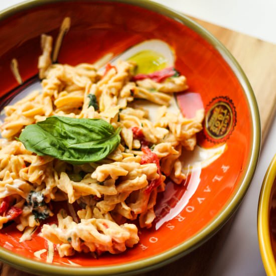 Creamy One-Pot Pasta - Recipe photo by TheBlissfulBalance