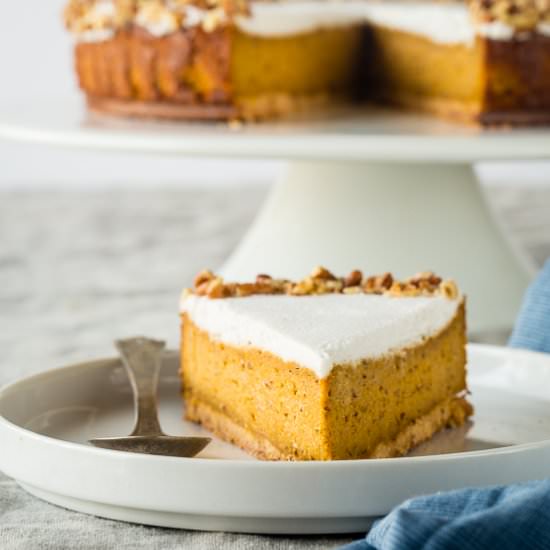 Vegan Carrot Cake Cheesecake - Recipe photo by foodfaithfitness