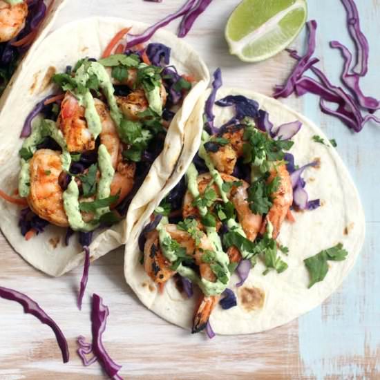 grilled baja shrimp tacos - Recipe photo by susanstable