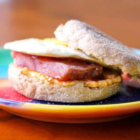 Ham and Pimento Cheese Breakfast - Recipe photo by jordansward