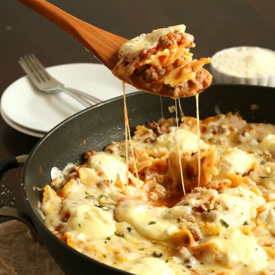Best Ever Skillet Lasagna - Recipe photo by Thelifejolie