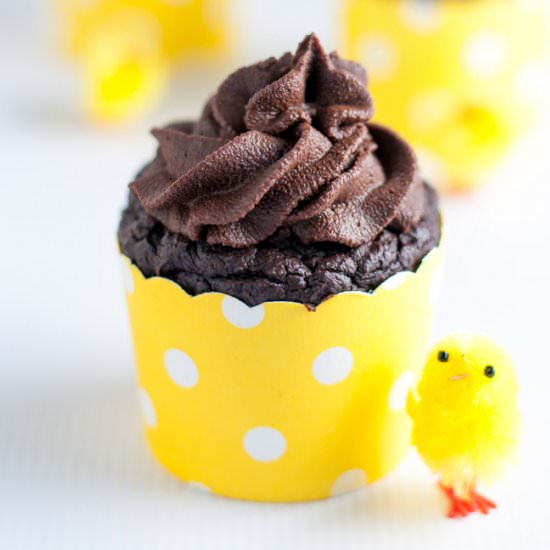 Healthier Chocolate Quinoa Cupcakes - Recipe photo by Flavour and Savour