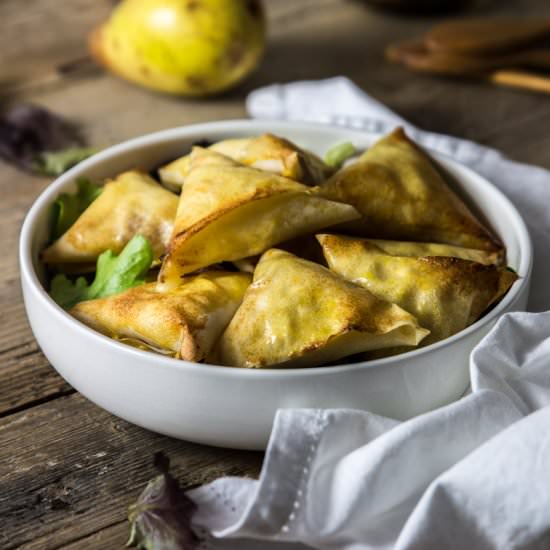 Cheese and Pears Samosa - Recipe photo by Cuisine moi un mouton