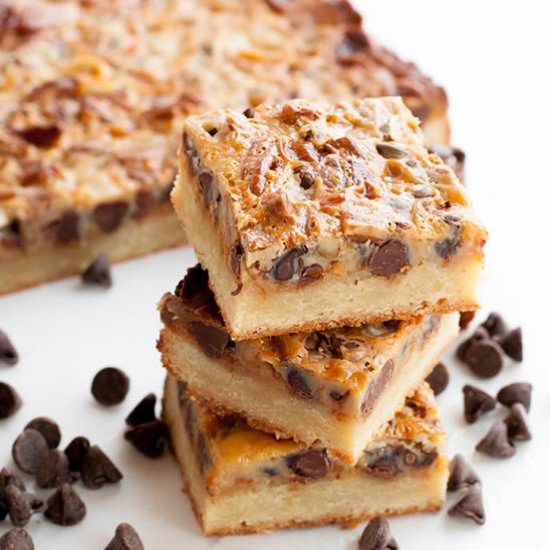 Millionaire Magic Bars - Recipe photo by The Merchant Baker