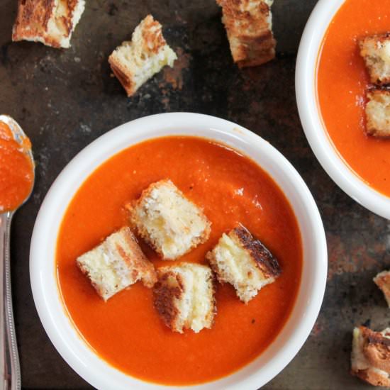 Paleo Tomato Soup - Recipe photo by healingwholenutrition