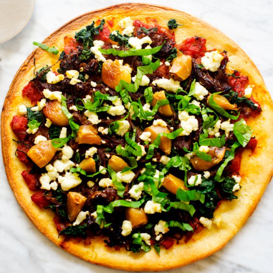 Roasted Garlic Pizza - Recipe photo by wendypolisi