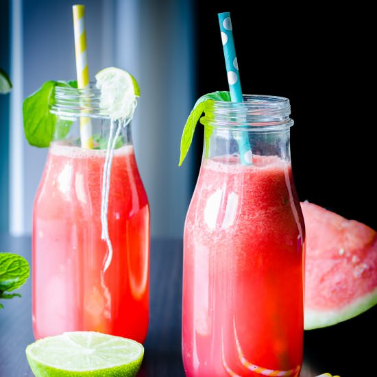 Watermelon Agua Fresca - Recipe photo by Herbivore Cucina