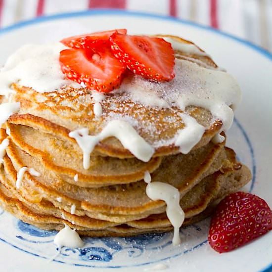 Cinnamon Toast Pancakes - Recipe photo by Twointhekitchen