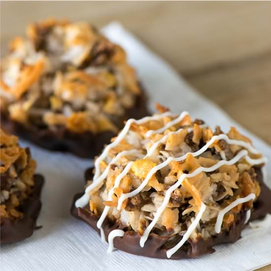 Chocolate-Coconut Macaroons - Recipe photo by NiftyMom