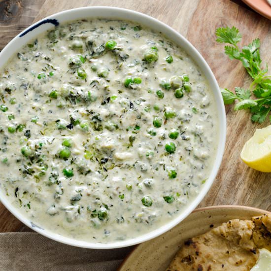 Methi Malai Matar - Recipe photo by TheUrbanSpice