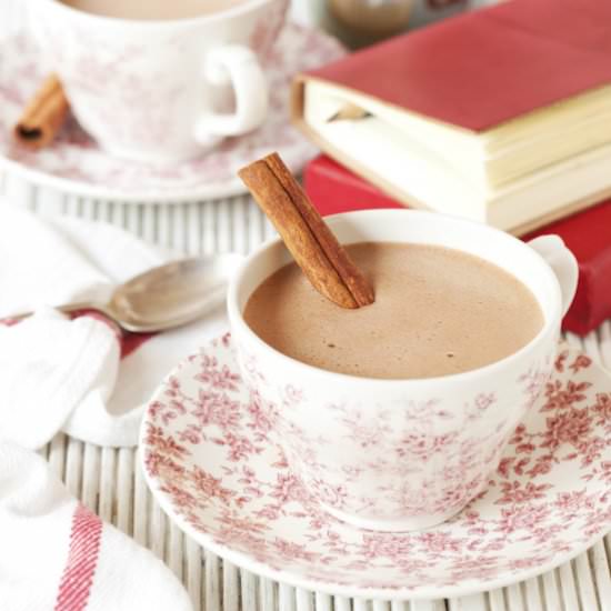 Healthy Cinnamon Hot Chocolate - Recipe photo by littlesugarsnaps