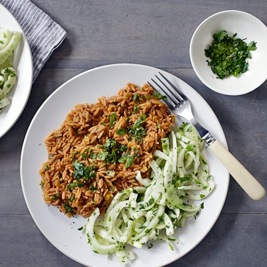 North African Orzo Risotto - Recipe photo by purplecarrot