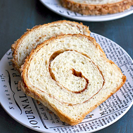 Honey Oat Cinnamon Swirl Bread - Recipe photo by twoofakindcooks
