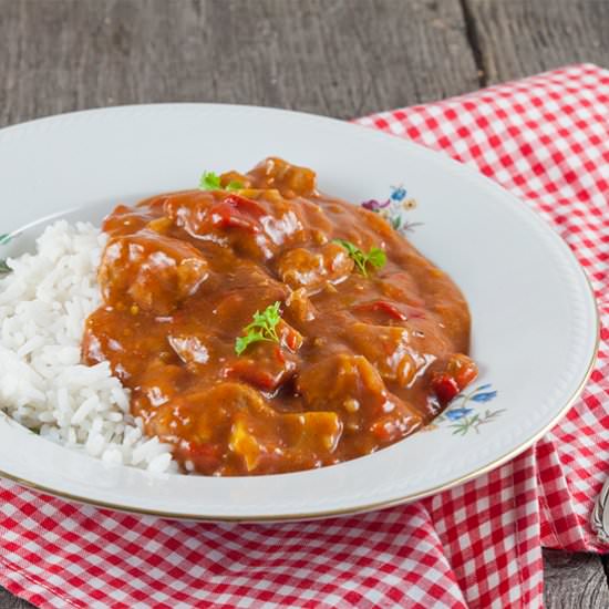 Slow Cooker Pork Goulash - Recipe photo by ohmydish