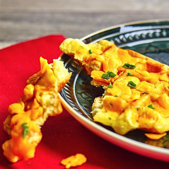 Potato Waffles with Cheese - Recipe photo by Reisegabel