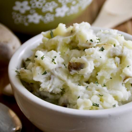 Garlic Parmesan Colcannon - Recipe photo by raiasrecipes