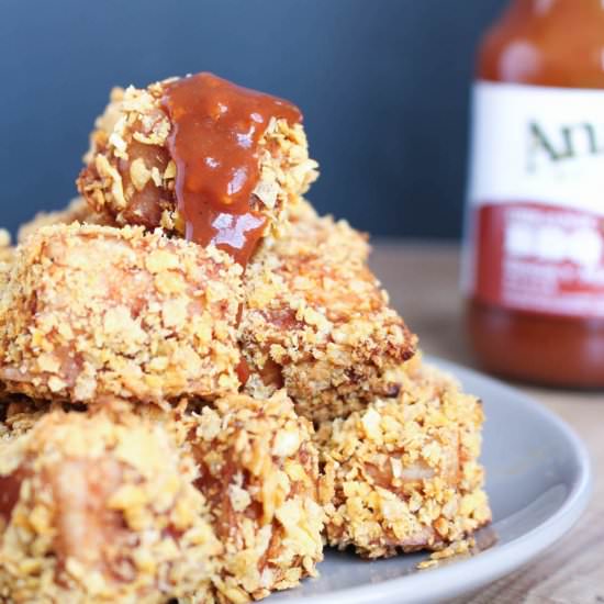 Baked BBQ Tofu Nuggets - Recipe photo by theconscientiouseater