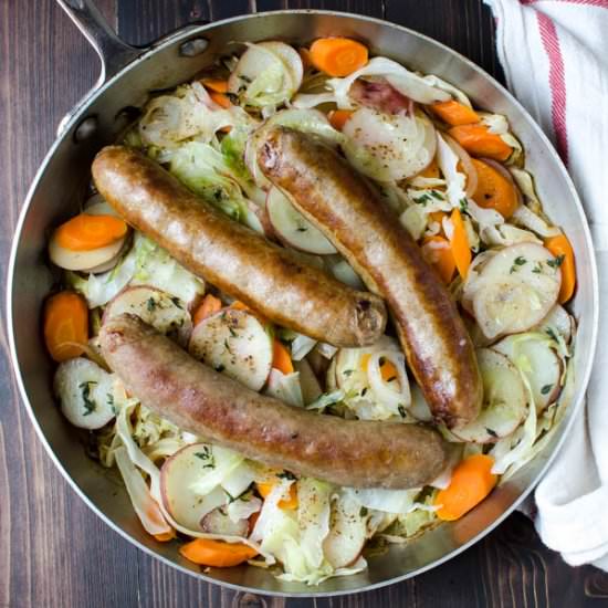 Irish Banger Skillet - Recipe photo by garlic and zest