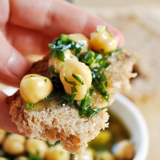 Provenzal Chickpeas - Recipe photo by saboresdemihuerto