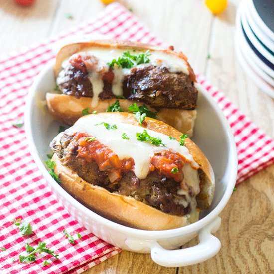 Italian Meatball Sandwich - Recipe photo by Feed Your Soul