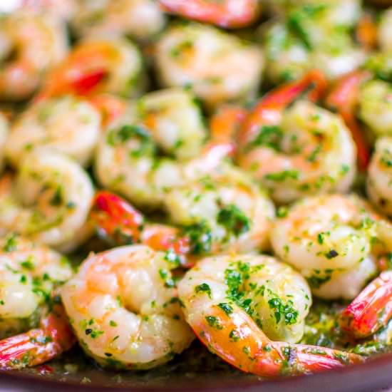 Easy Shrimp Chimichurri - Recipe photo by RootandRevel