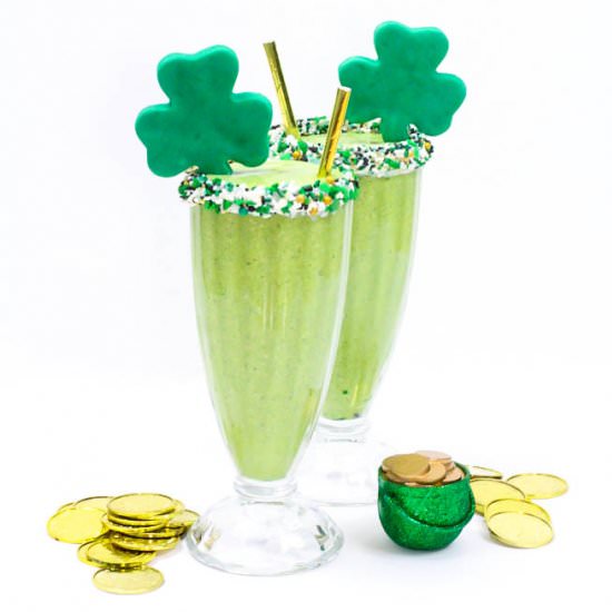 Yummy Healthy Shamrock Smoothie - Recipe photo by BriteandBubbly