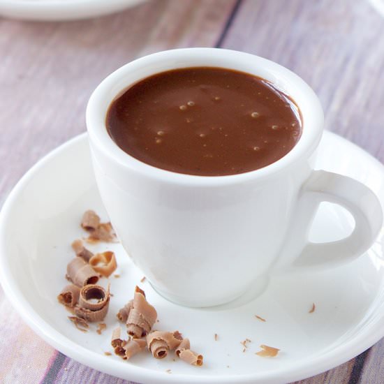 Drinking Chocolate - Recipe photo by hollyscheatday