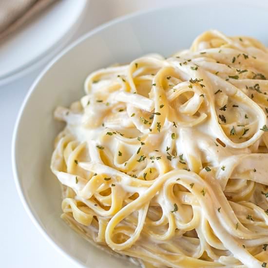 Creamy Havarti Cheese Pasta Sauce - Recipe photo by Savory Spicerack