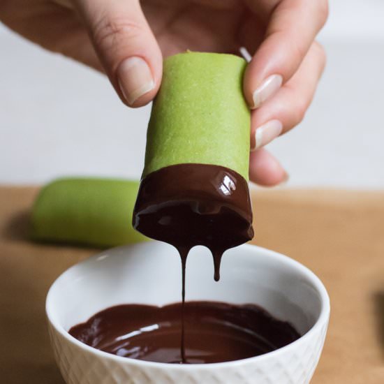 Raw Vegan Punsch Rolls - Recipe photo by happyhealthblog