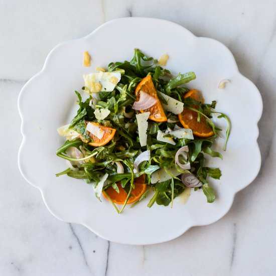 Arugula Orange Manchego Salad - Recipe photo by apleasantlittlekitchen